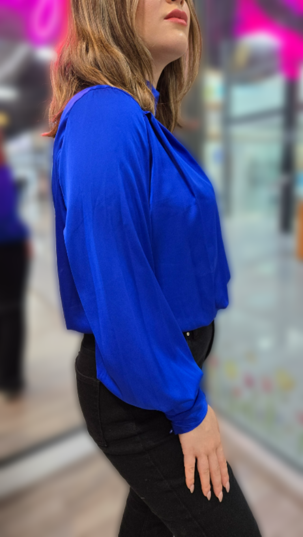 V-neck Body Suit Shirt