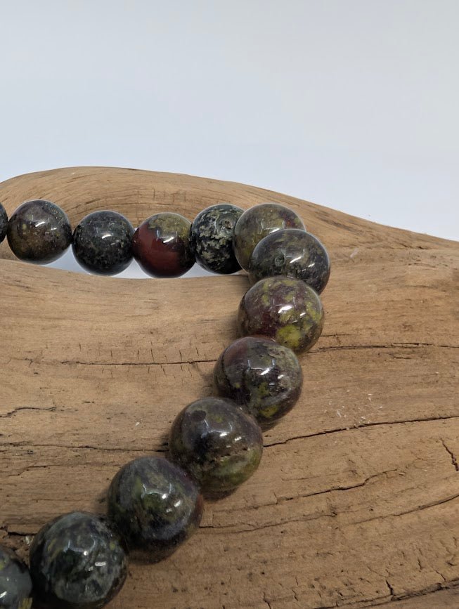 Dragon Blood Jasper Bracelet — 8mm Beads