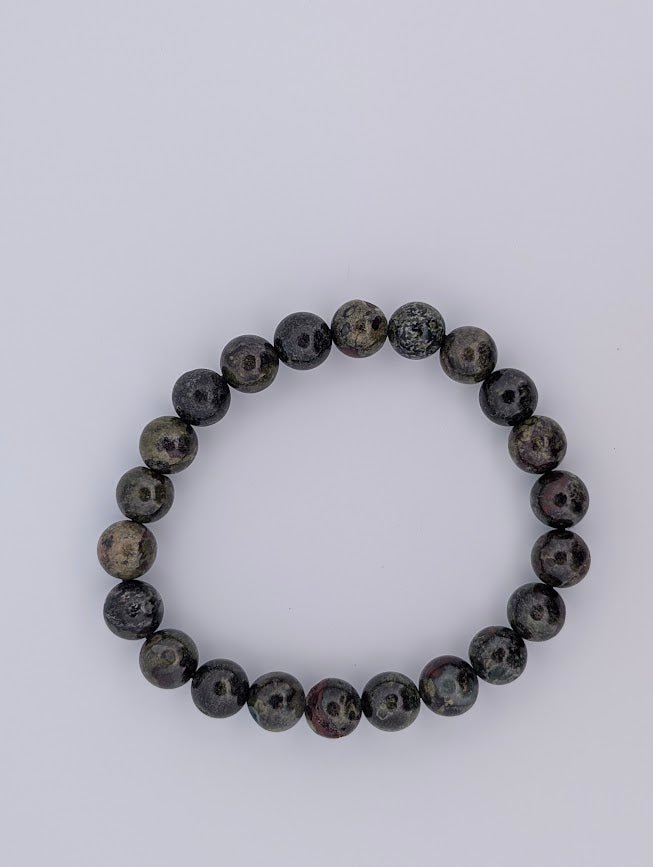 Dragon Blood Jasper Bracelet — 8mm Beads