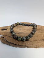 Dragon Blood Jasper Bracelet — 8mm Beads