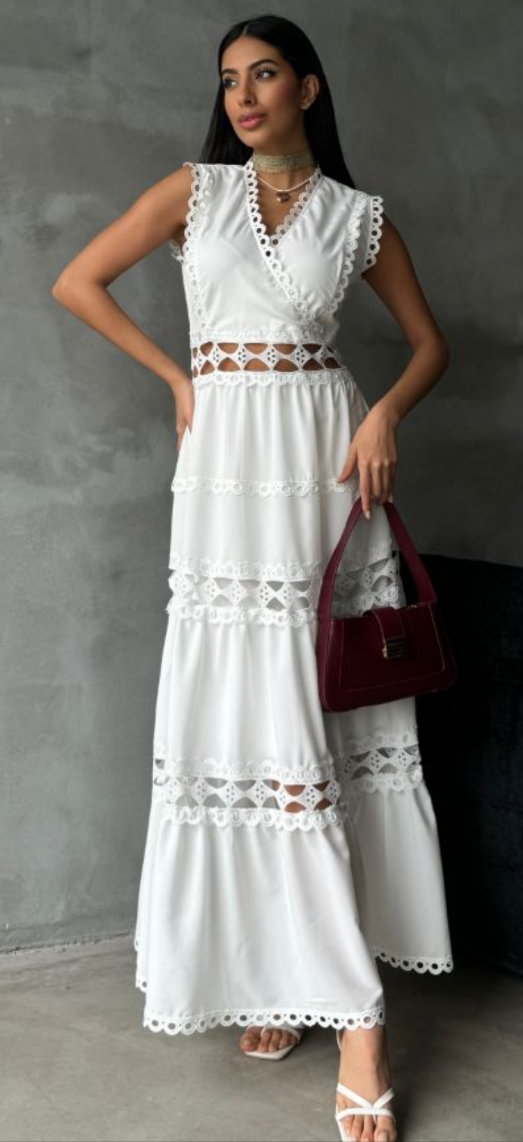 Sleeveless Long Dress