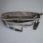 Greenwood Leather Laptop Bag. Premium Waxed Pull-Up Leather Messenger Bag