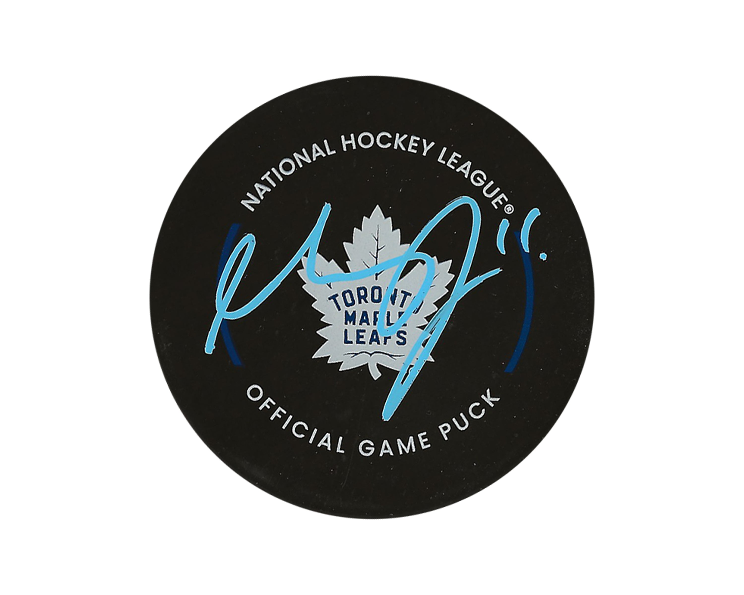 Max Domi Autographed Toronto Maple Leafs Official Game Puck