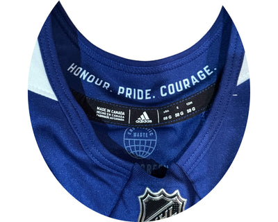Joseph Woll Autographed Toronto Maple Leafs Home Blue Adidas MIC Jersey Multi-Inscribed